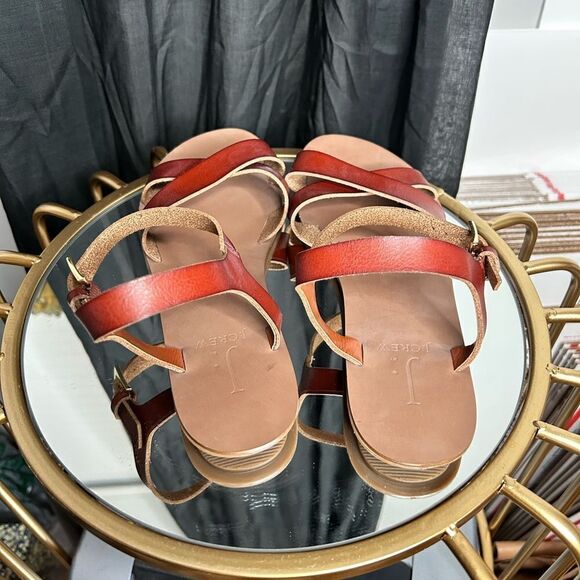 J.Crew Criss cross Flat Sandals. - Picture 3 of 5